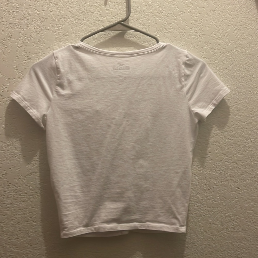 White Hollister baby tee size small - Picture 2 of 2